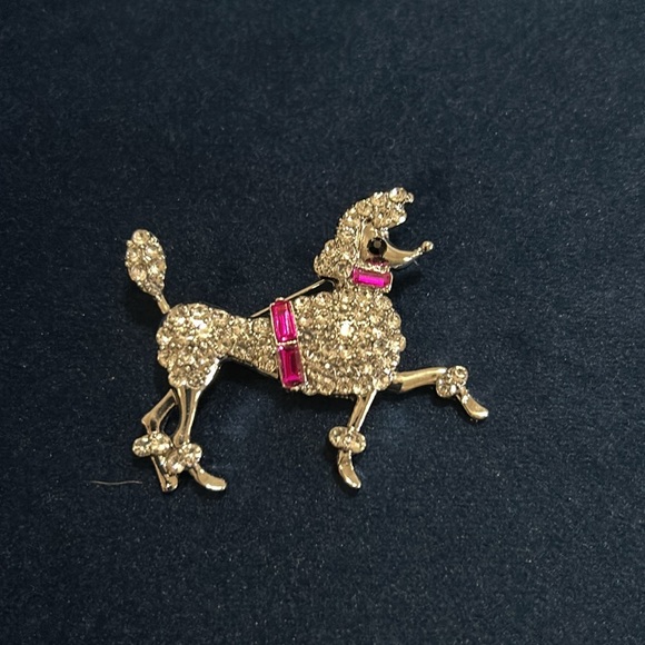 Rhinestone Poodle Pendant - Picture 6 of 6